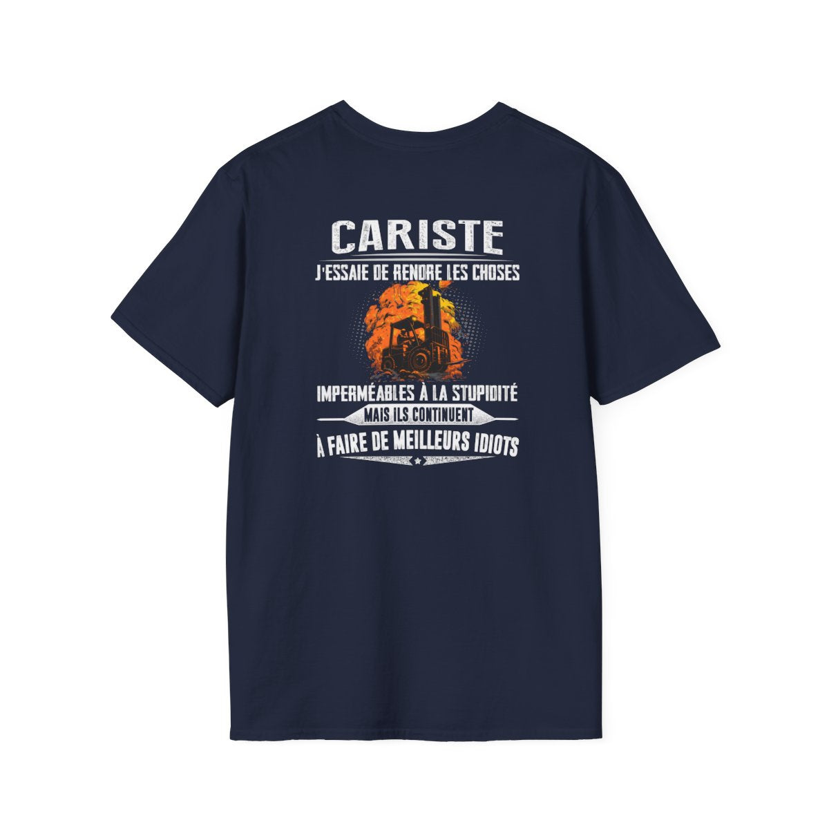 Cariste, j'essaie de rendre les choses imperméables à la stupidité