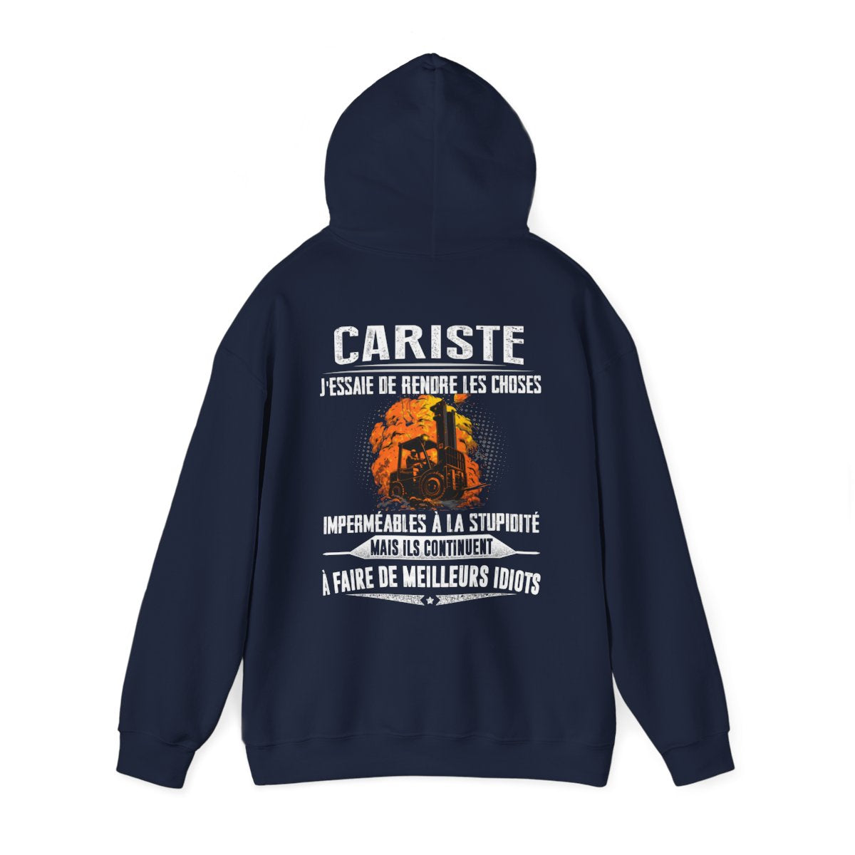 Cariste, j'essaie de rendre les choses imperméables à la stupidité
