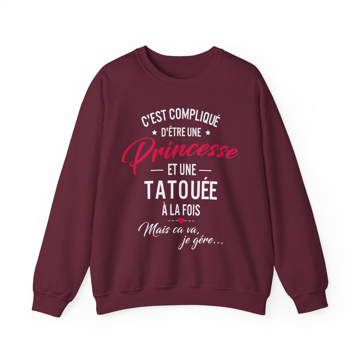 C'est compliqué d'être une princesse et une tatouée à la fois, mais ça va je gère