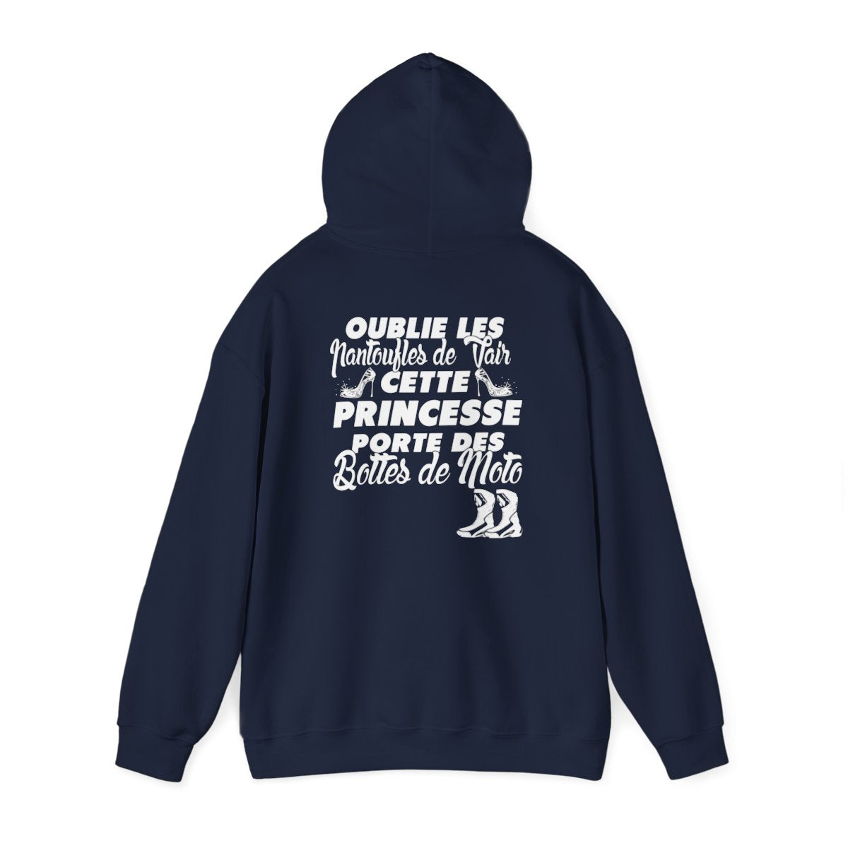 Cette princesse porte des bottes de moto