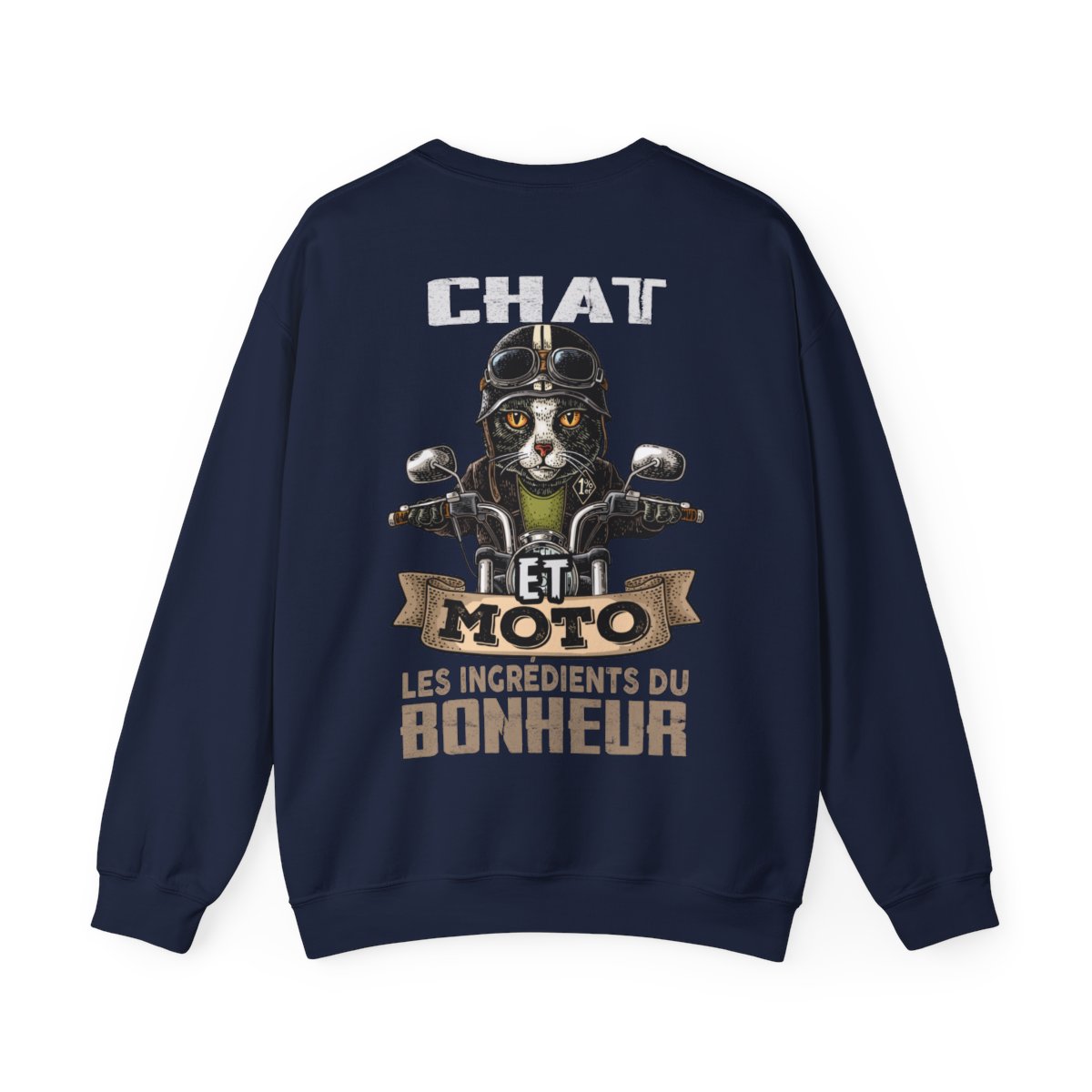 Chat et moto les ingrédients du bonheur