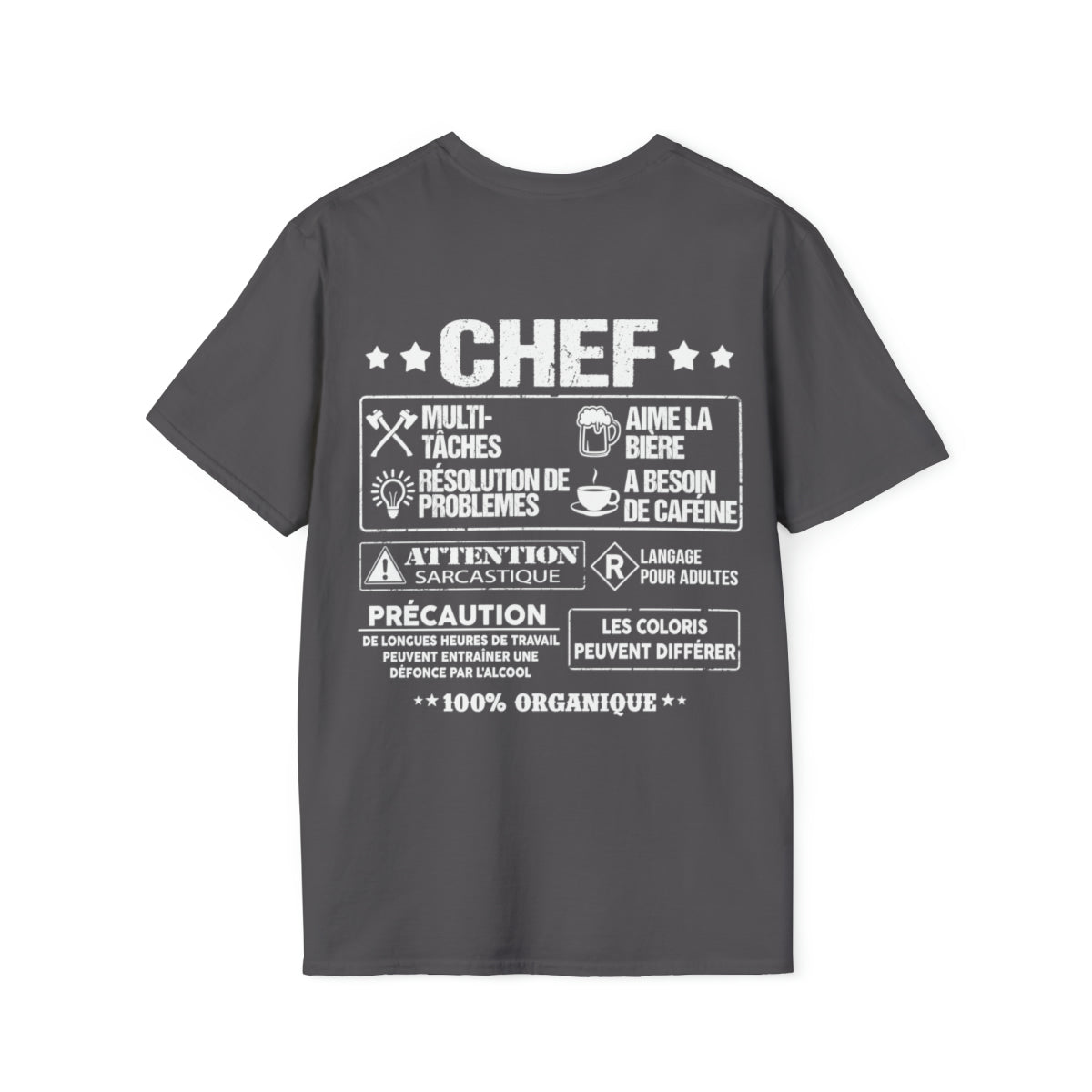 Chef est la quintessence du travailleur