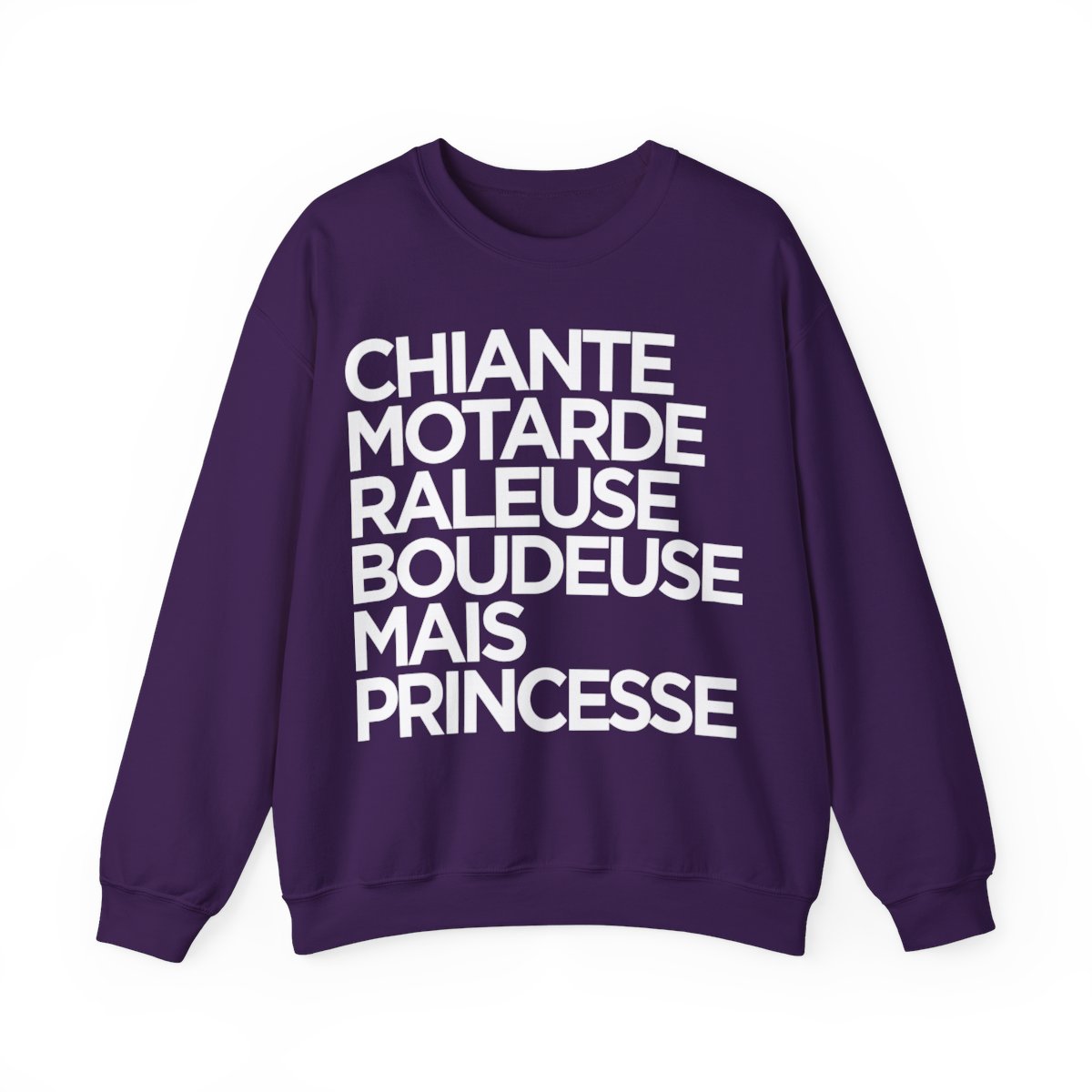 Chiante, motarde, râleuse, boudeuse mais princesse