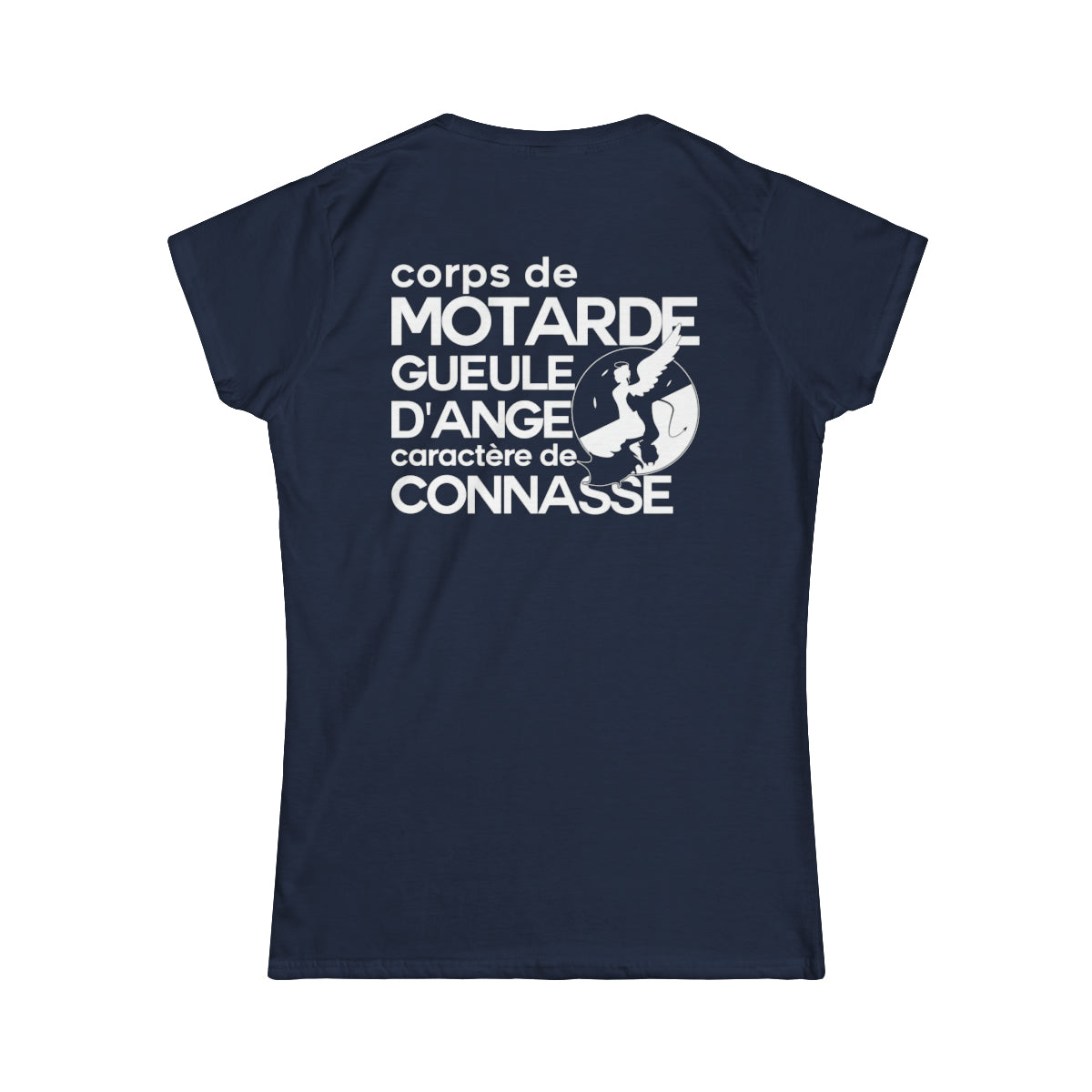 Corps de motarde, gueule d’ange, caractère de connasse
