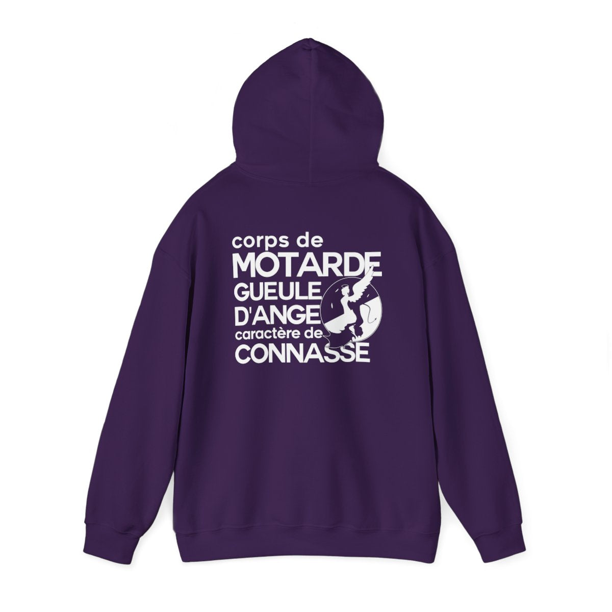 Corps de motarde, gueule d’ange, caractère de connasse
