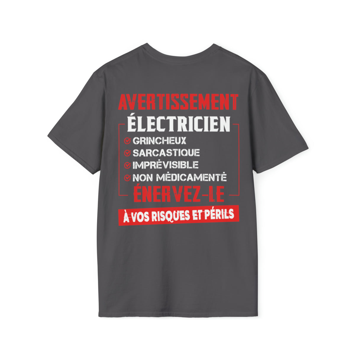 Électricien, grincheux, sarcastique, imprévisible, non médicamenté