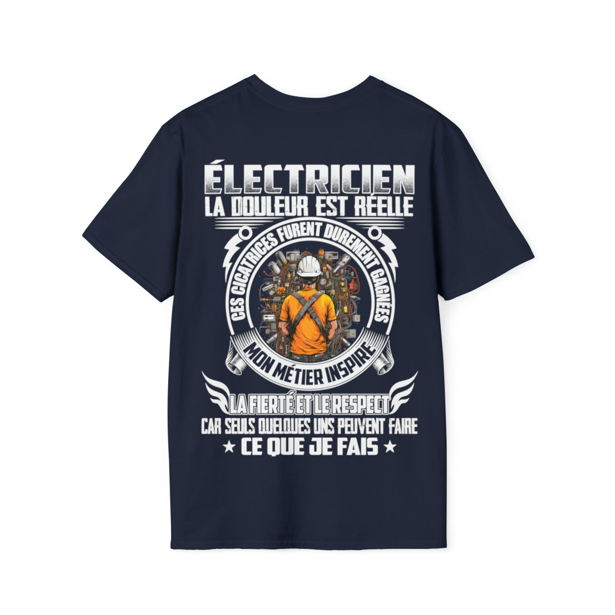 Électricien, la douleur est réelle. Ces cicatrices ont été durement gagnées