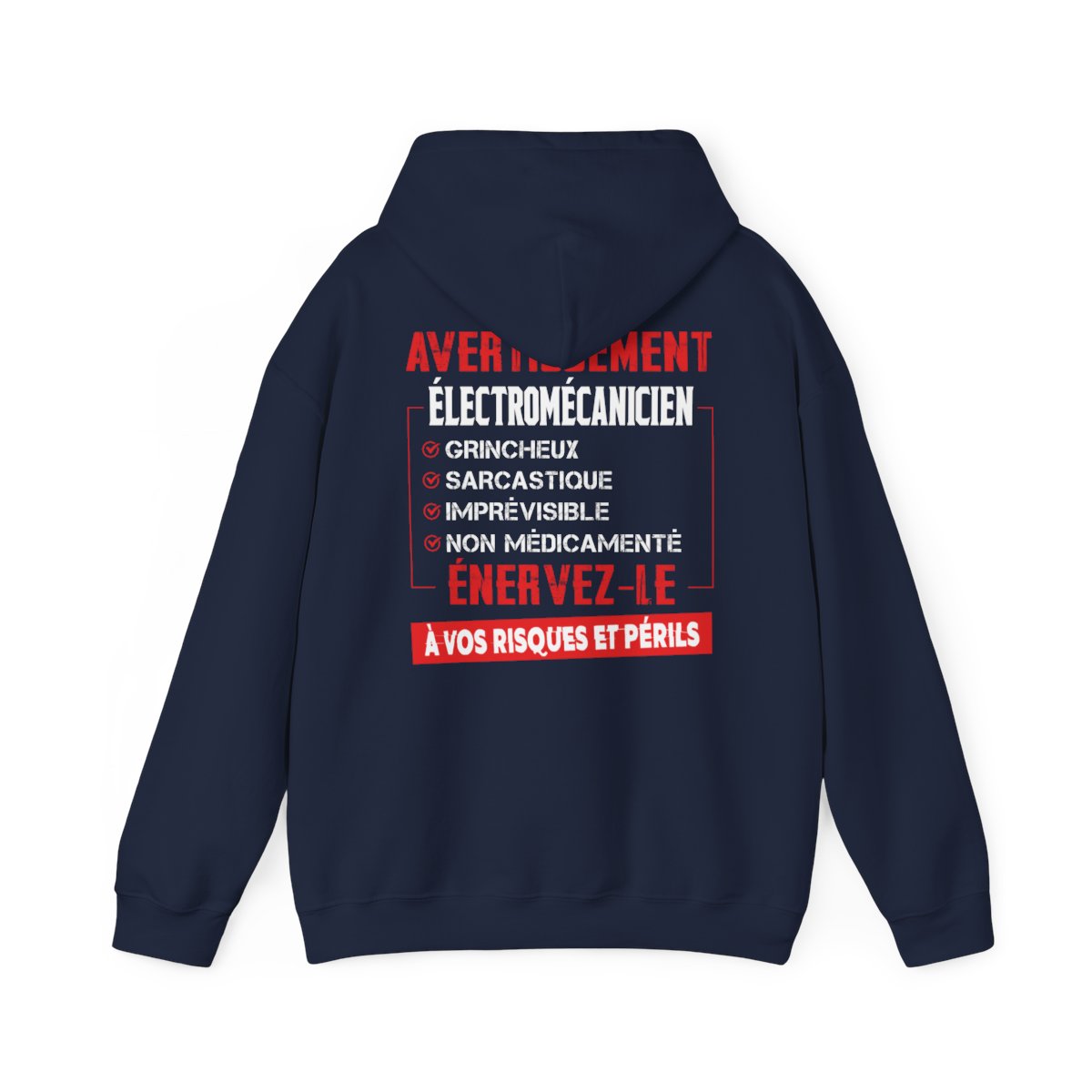 Électromécanicien, grincheux, sarcastique, imprévisible, non médicamenté