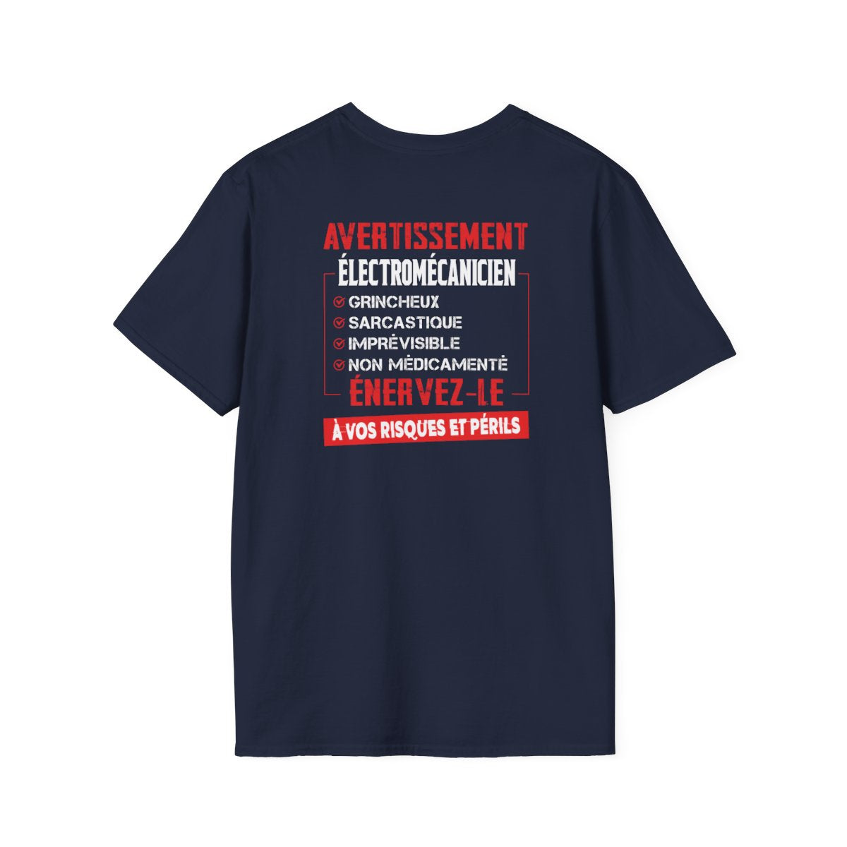 Électromécanicien, grincheux, sarcastique, imprévisible, non médicamenté