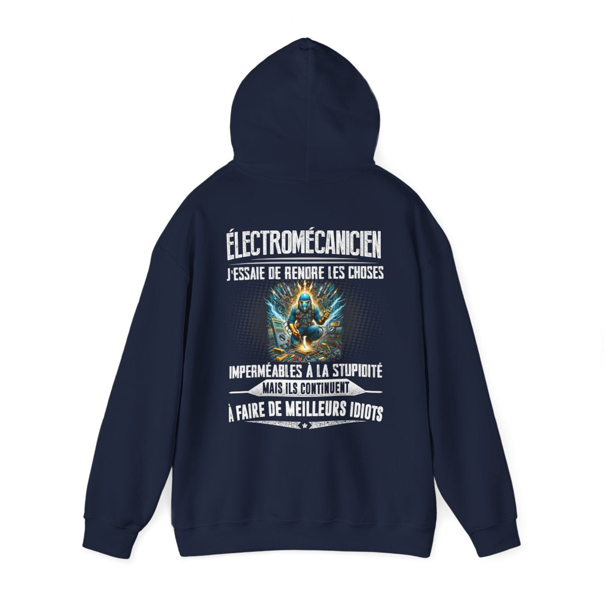 Électromécanicien, j'essaie de rendre les choses imperméables à la stupidité