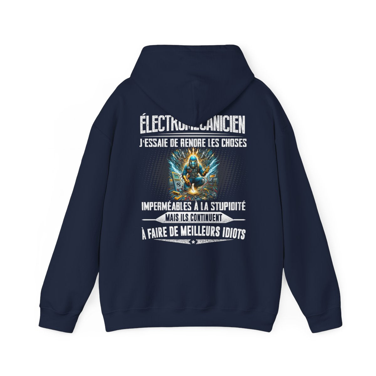 Électromécanicien, j'essaie de rendre les choses imperméables à la stupidité
