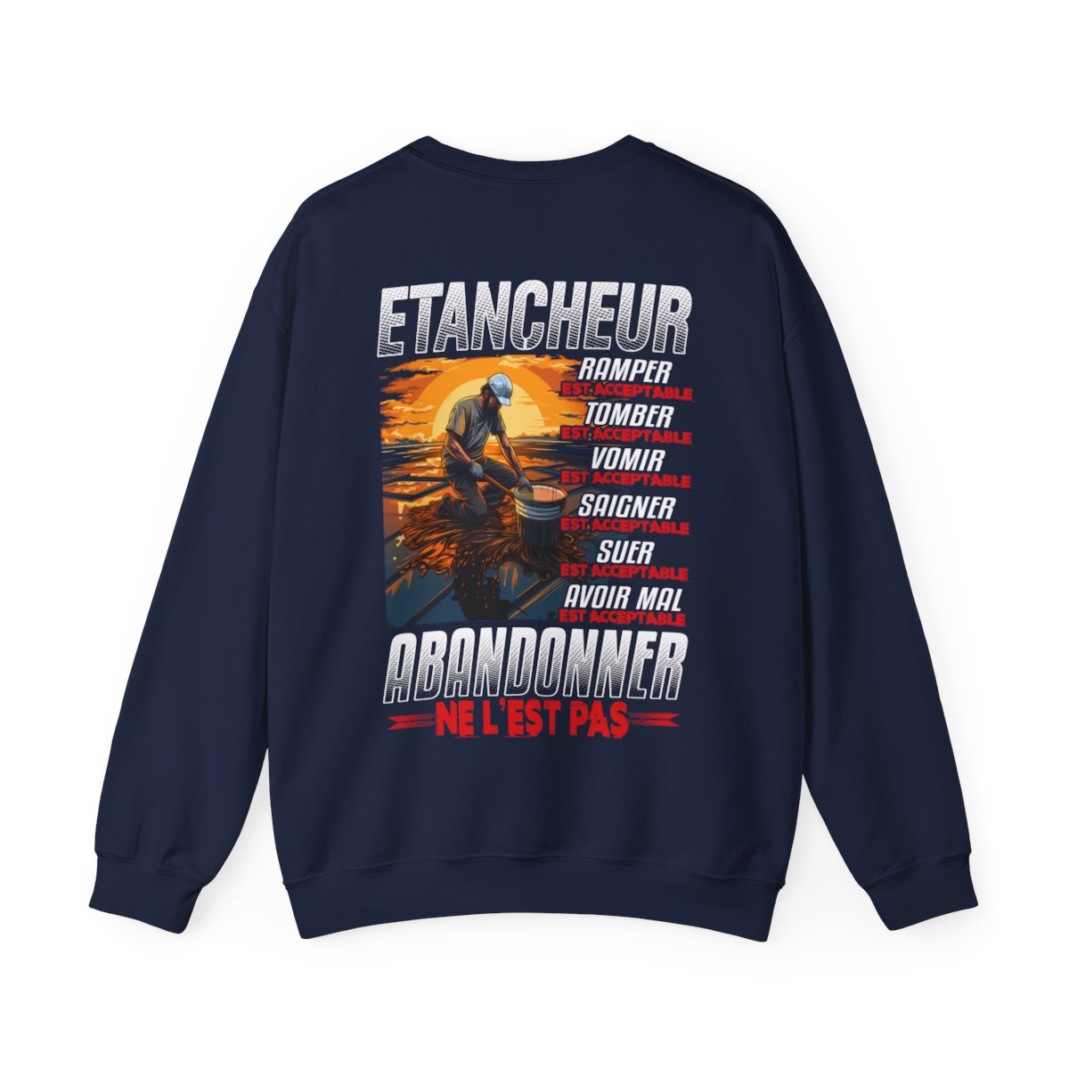 Etancheur, ramper, tomber, vomir, saigner est acceptable