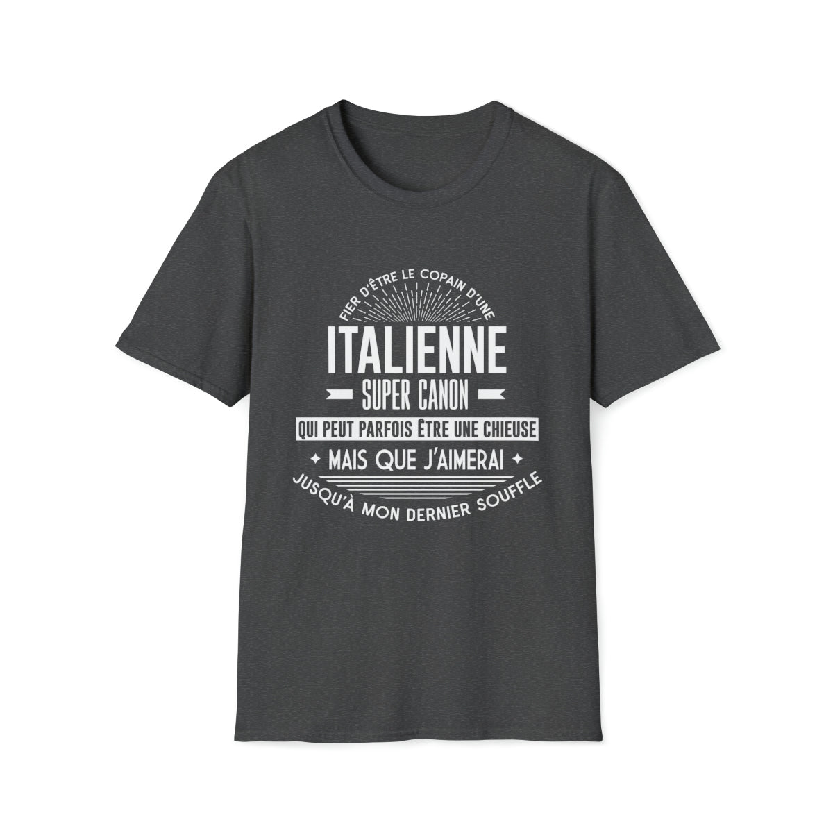 Fier d'être le copain d'une Italienne