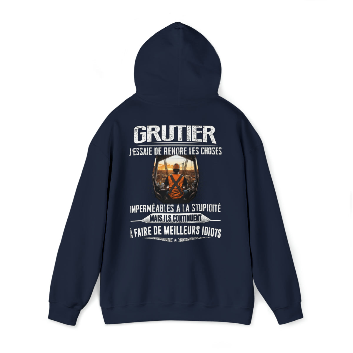Grutier, j'essaie de rendre les choses imperméables à la stupidité