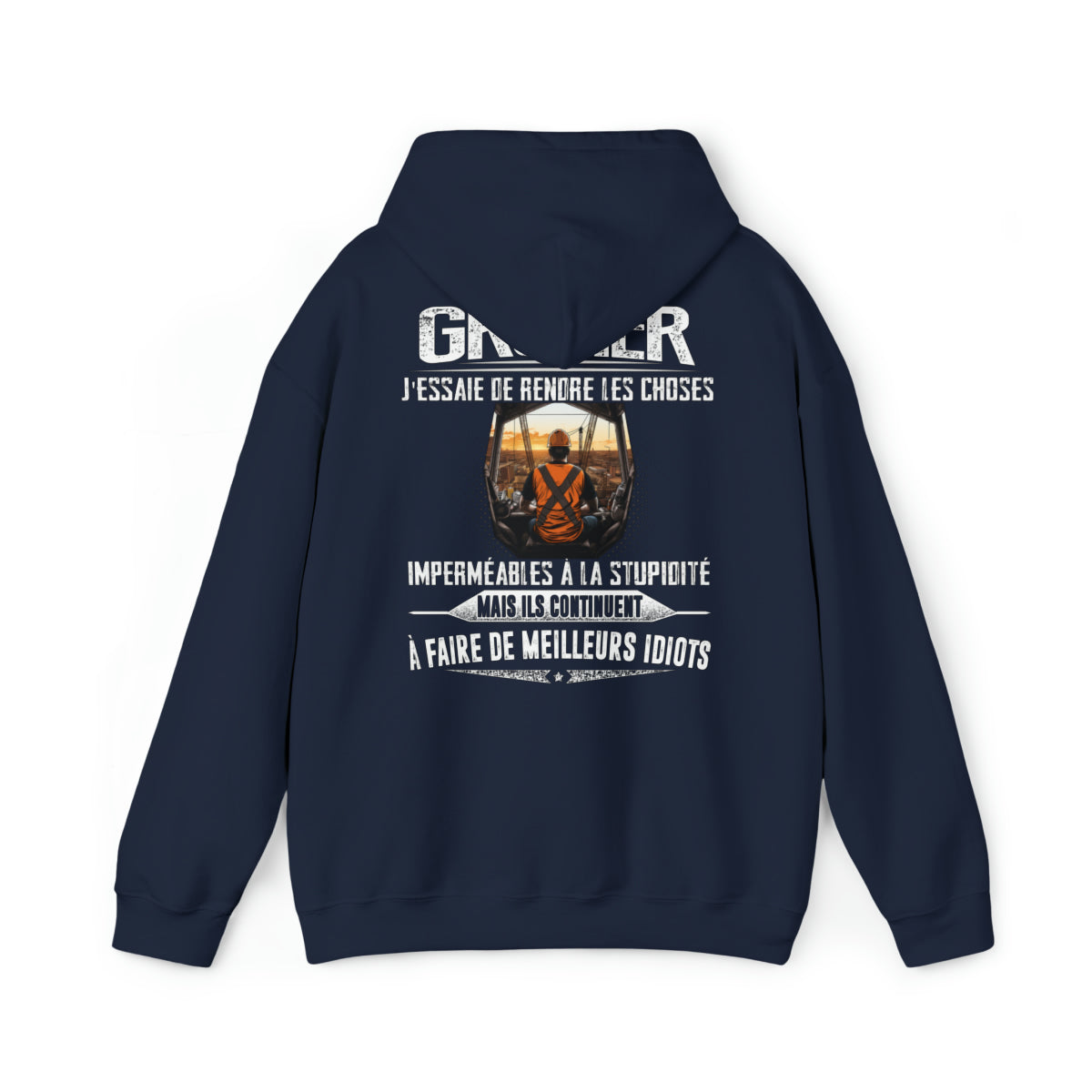 Grutier, j'essaie de rendre les choses imperméables à la stupidité