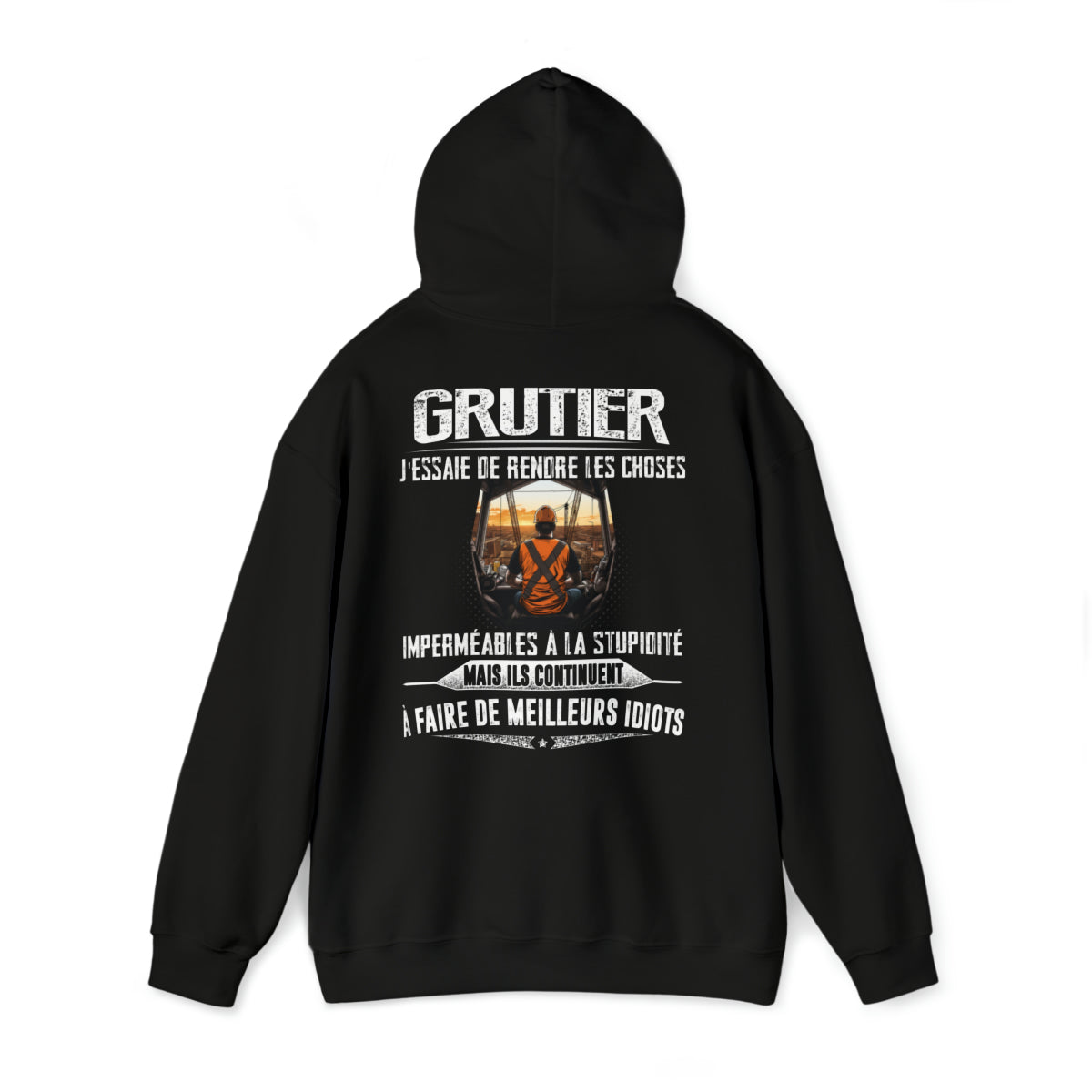 Grutier, j'essaie de rendre les choses imperméables à la stupidité