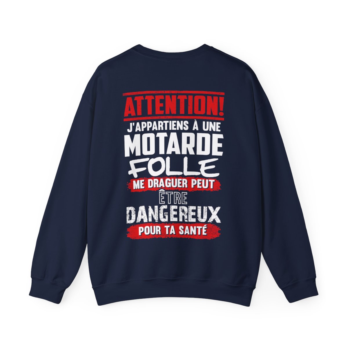 J’appartiens à une motarde folle me draguer peut être dangereux pour ta santé