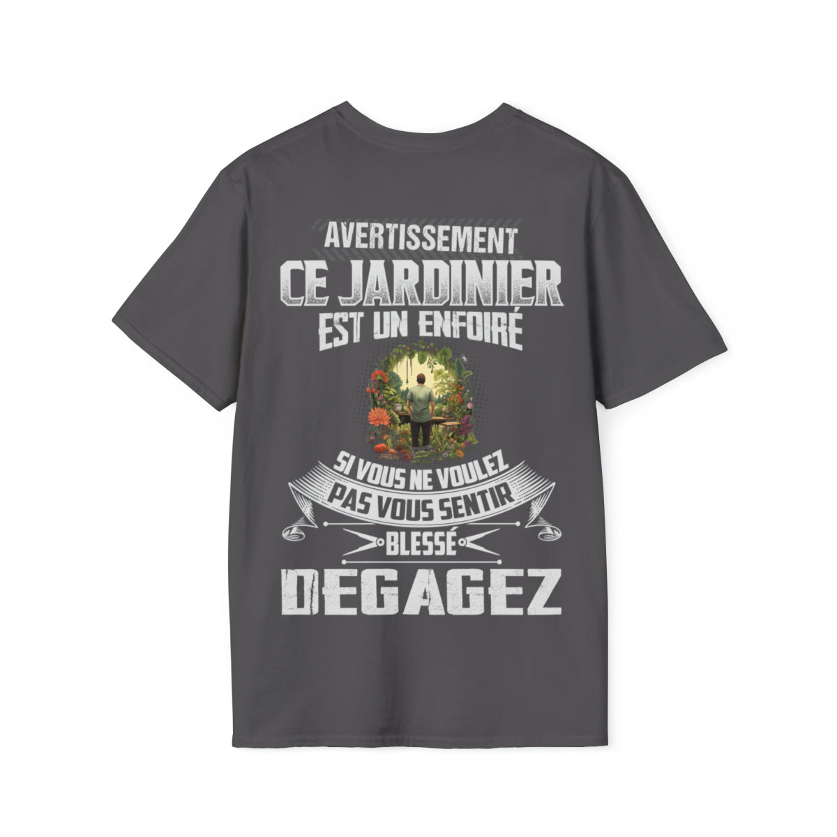 Jardinier grincheux, sarcastique, imprévisible, non médicamenté