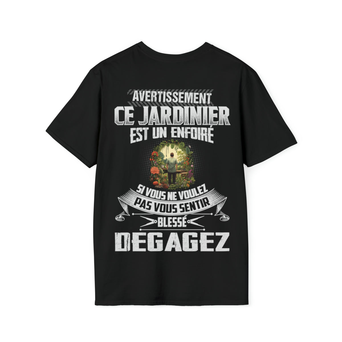 Jardinier grincheux, sarcastique, imprévisible, non médicamenté