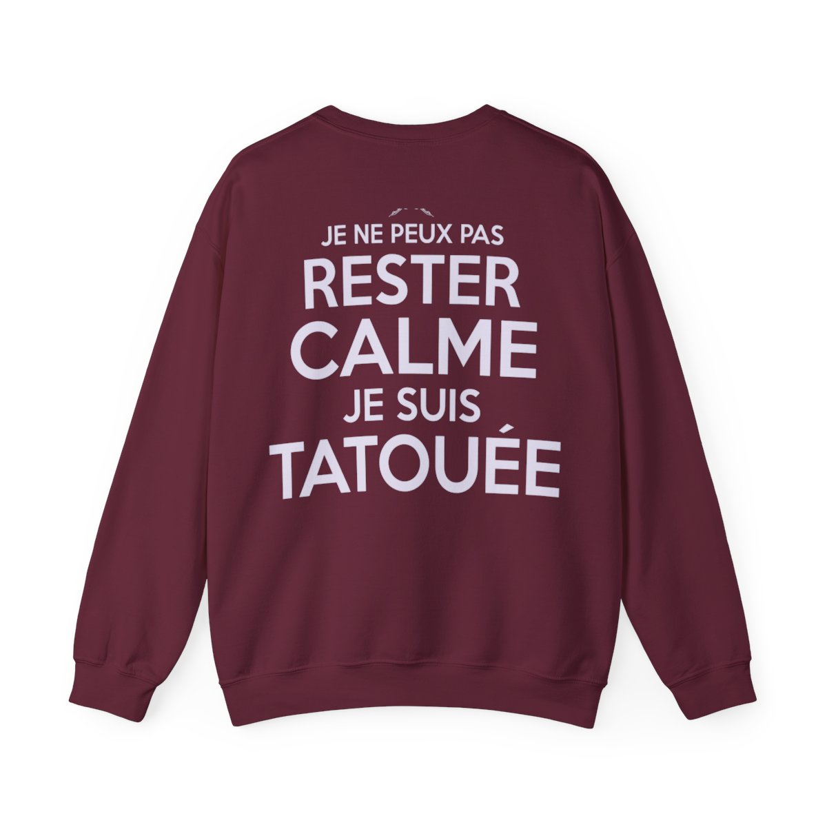 Je ne peux pas rester calme je suis tatouée