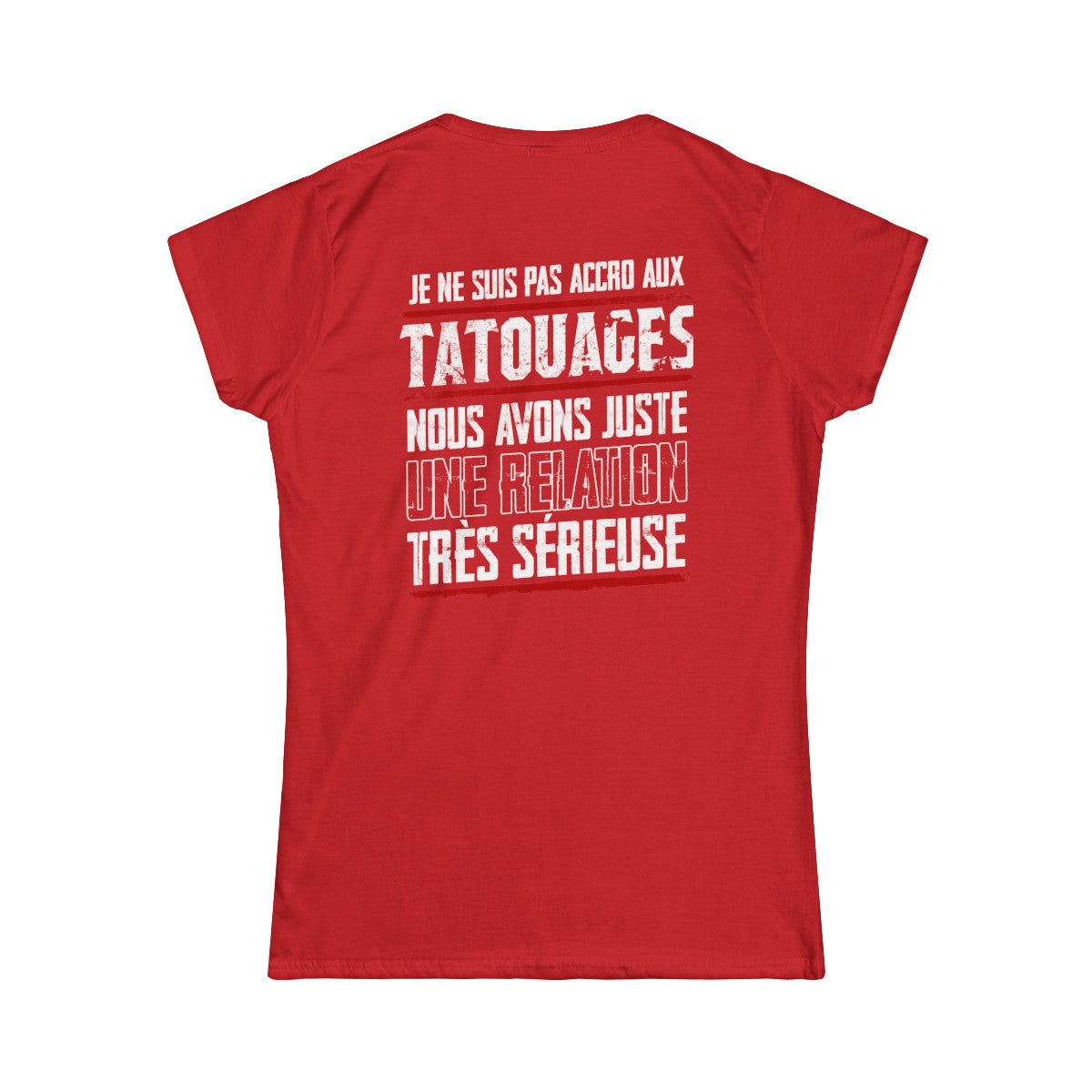Je ne suis pas accro aux tatouages, nous avons juste une relation très sérieuse