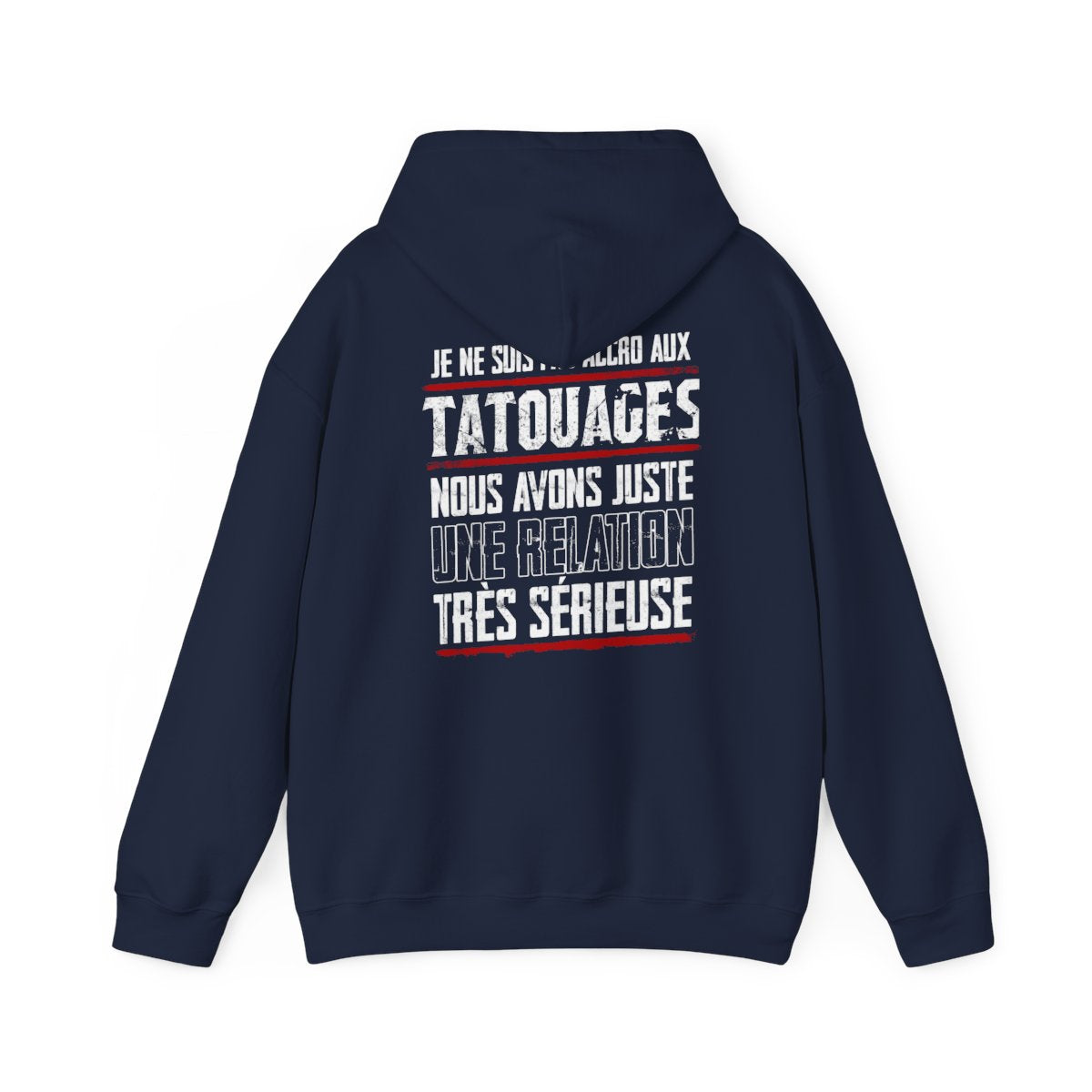Je ne suis pas accro aux tatouages, nous avons juste une relation très sérieuse