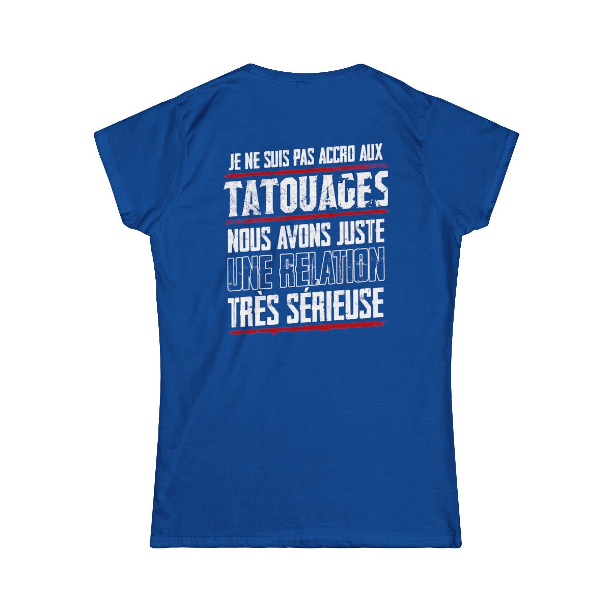 Je ne suis pas accro aux tatouages, nous avons juste une relation très sérieuse