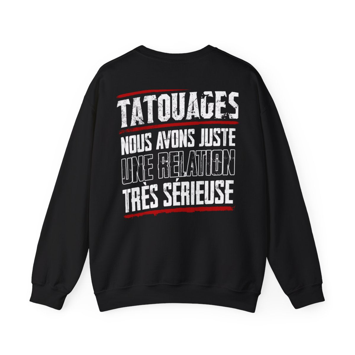 Je ne suis pas accro aux tatouages, nous avons juste une relation très sérieuse