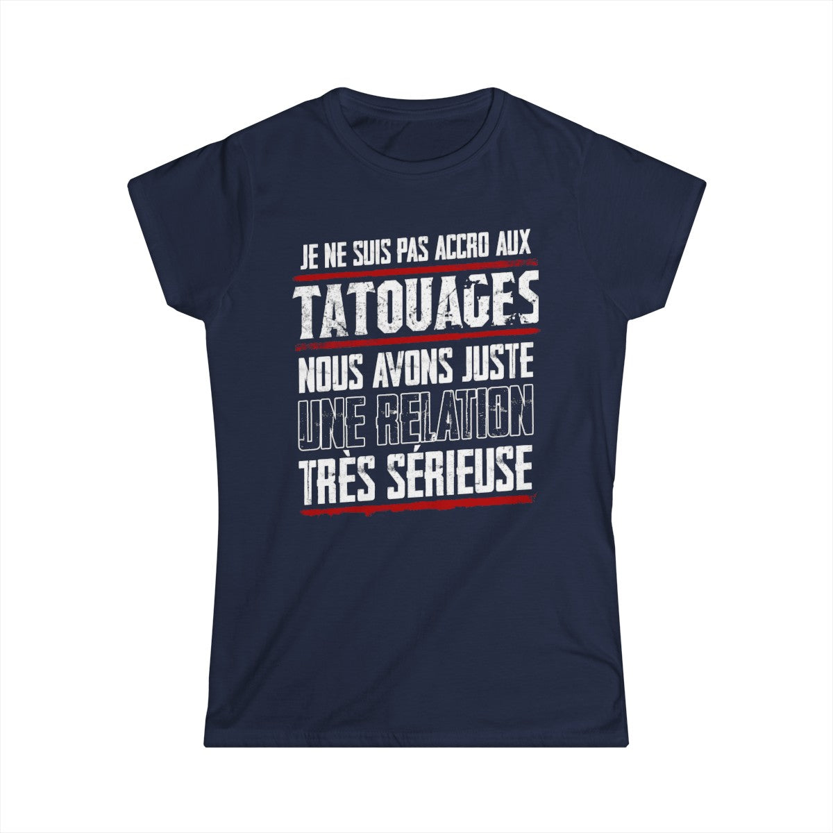 Je ne suis pas accro aux tatouages, nous avons juste une relation très sérieuse