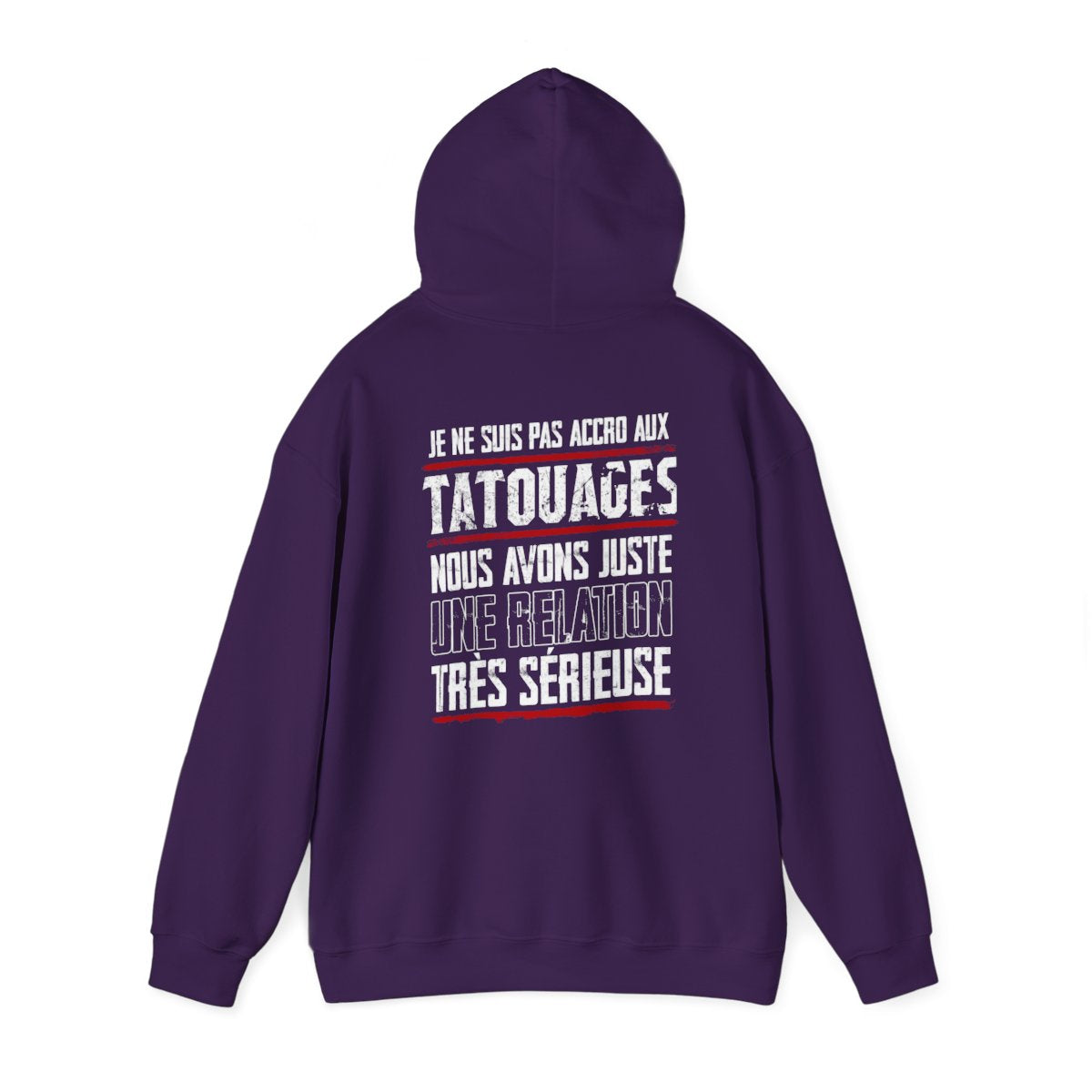 Je ne suis pas accro aux tatouages, nous avons juste une relation très sérieuse