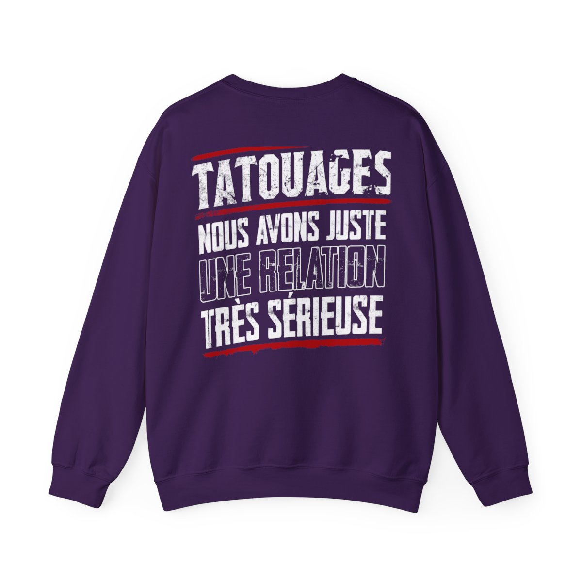 Je ne suis pas accro aux tatouages, nous avons juste une relation très sérieuse