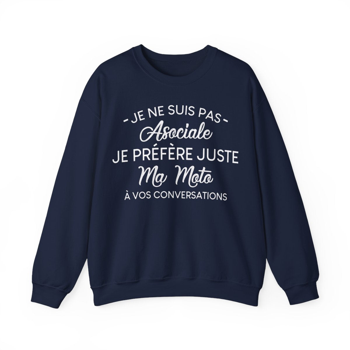 Je ne suis pas asociale je préfère juste ma moto à vos conversations