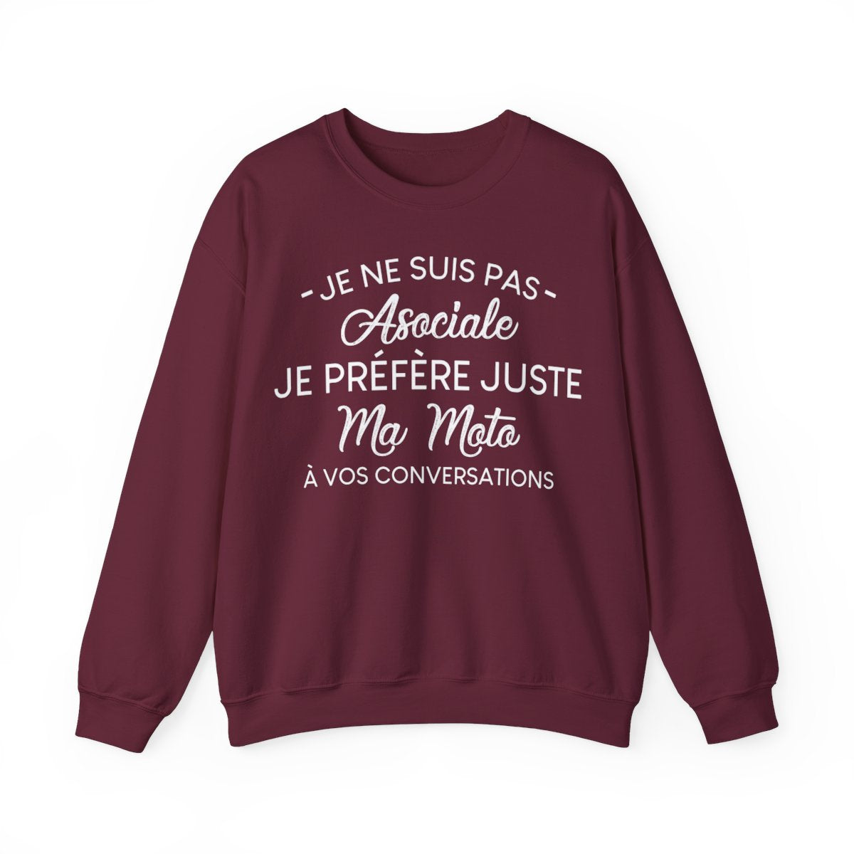 Je ne suis pas asociale je préfère juste ma moto à vos conversations