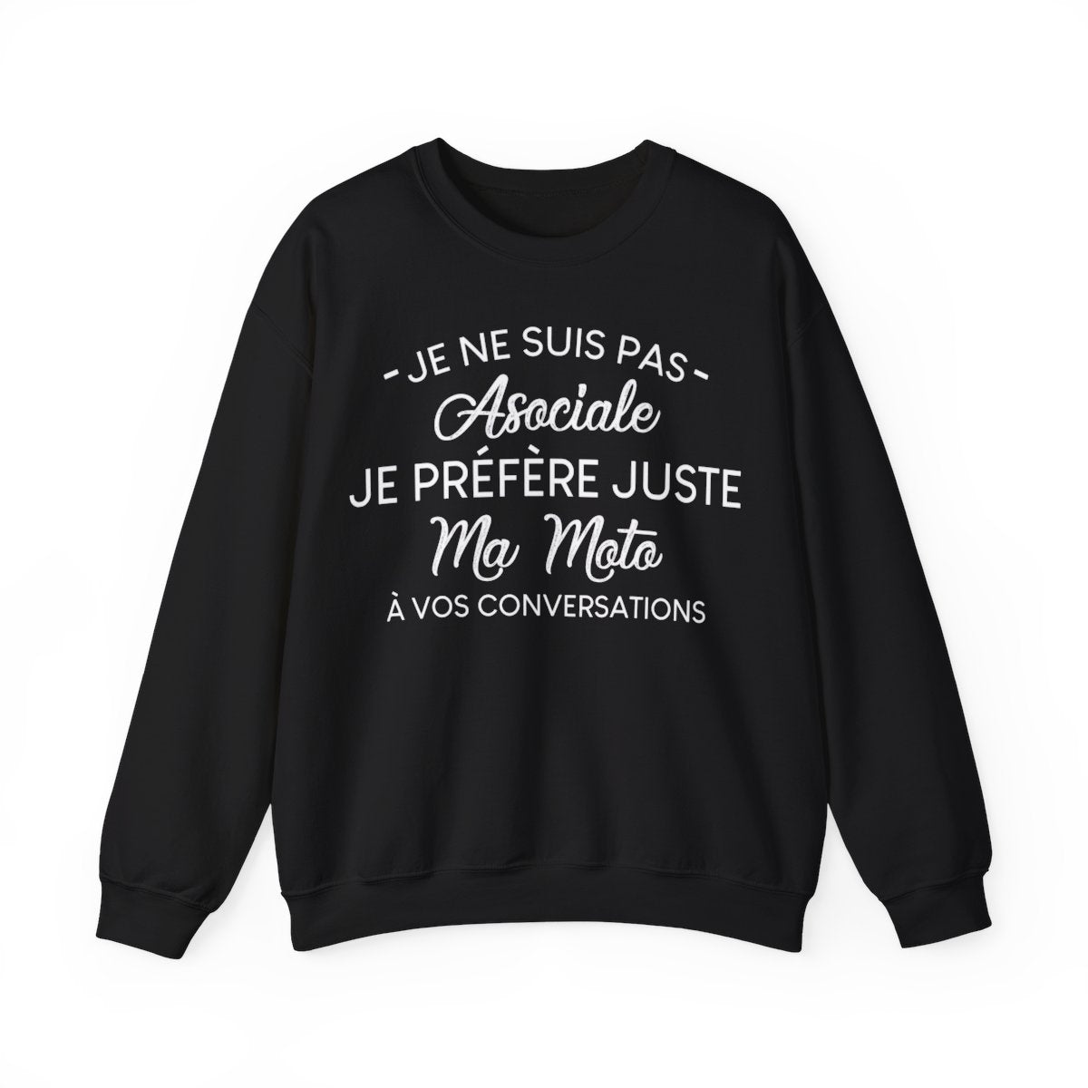 Je ne suis pas asociale je préfère juste ma moto à vos conversations