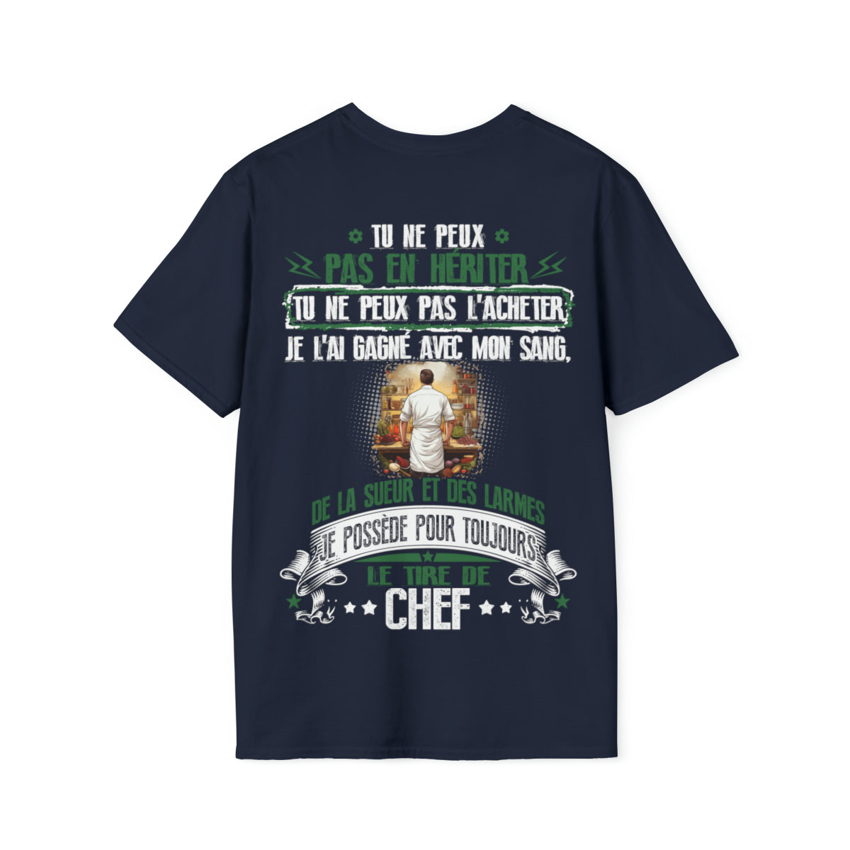 Je possède pour toujours le titre de Chef