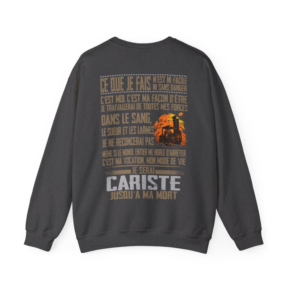 Je serai Cariste jusqu'à ma mort