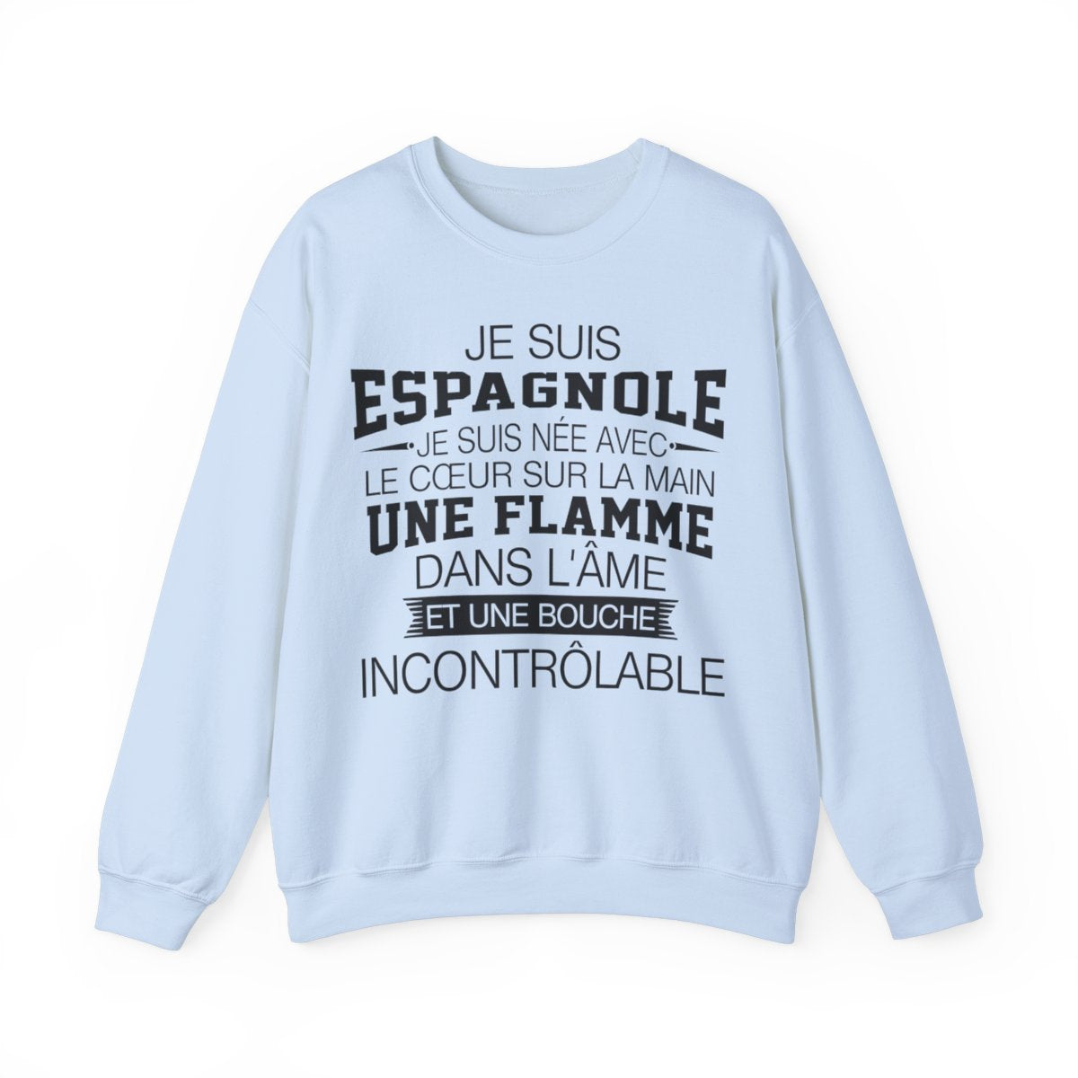 Je suis Espagnole, je suis née avec le coeur sur la mai