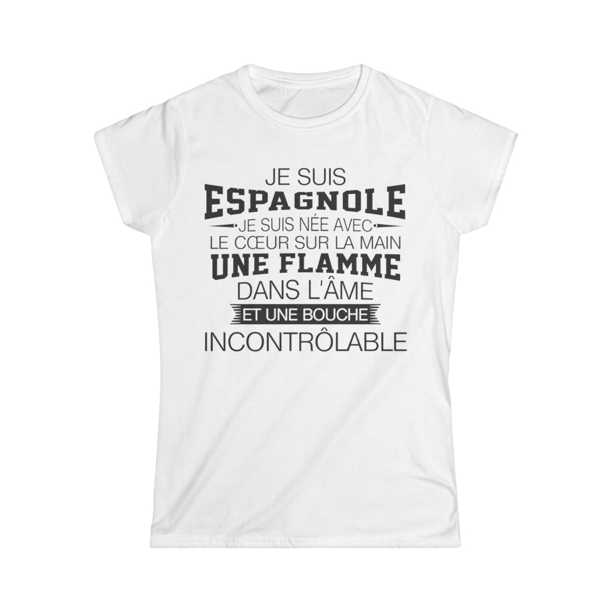 Je suis Espagnole, je suis née avec le coeur sur la mai
