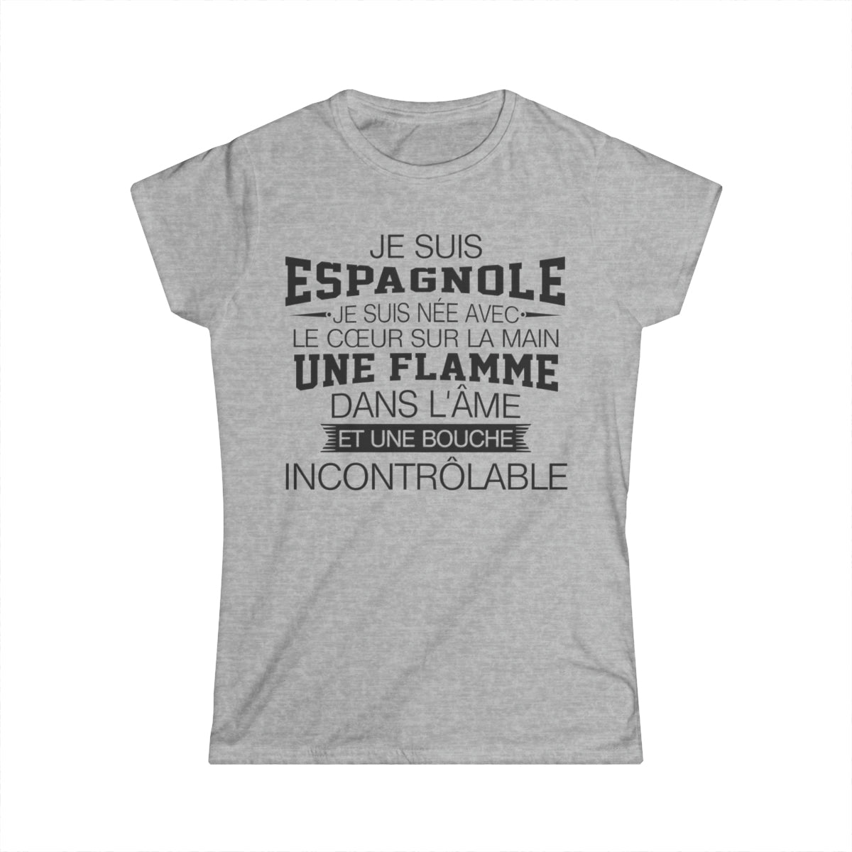 Je suis Espagnole, je suis née avec le coeur sur la mai