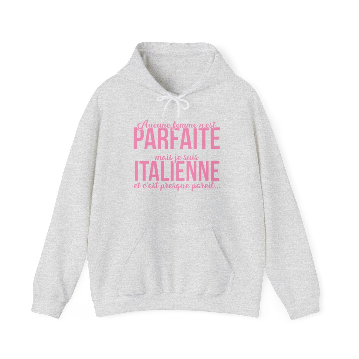Je suis Italienne et c'est presque pareil