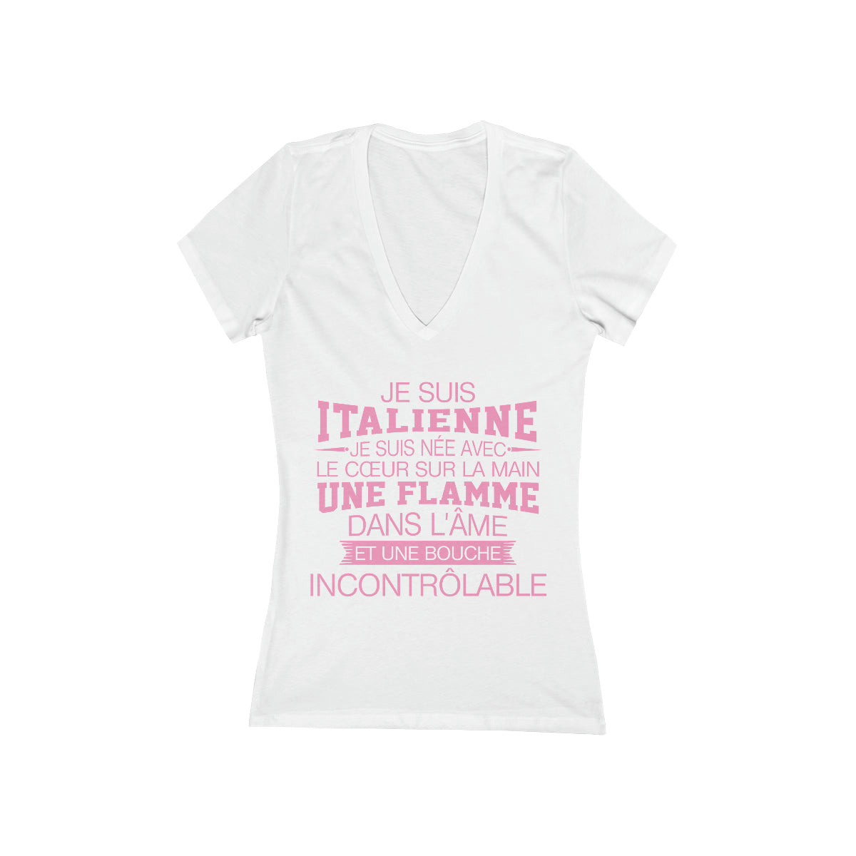 Je suis Italienne, je suis née avec le coeur sur la mai