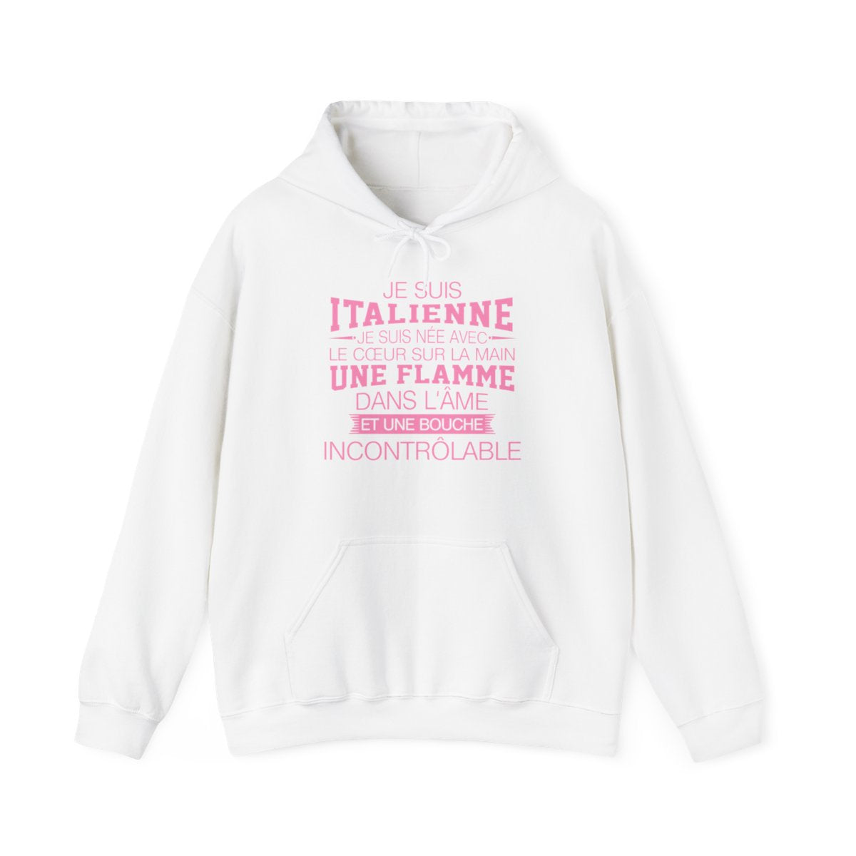 Je suis Italienne, je suis née avec le coeur sur la mai