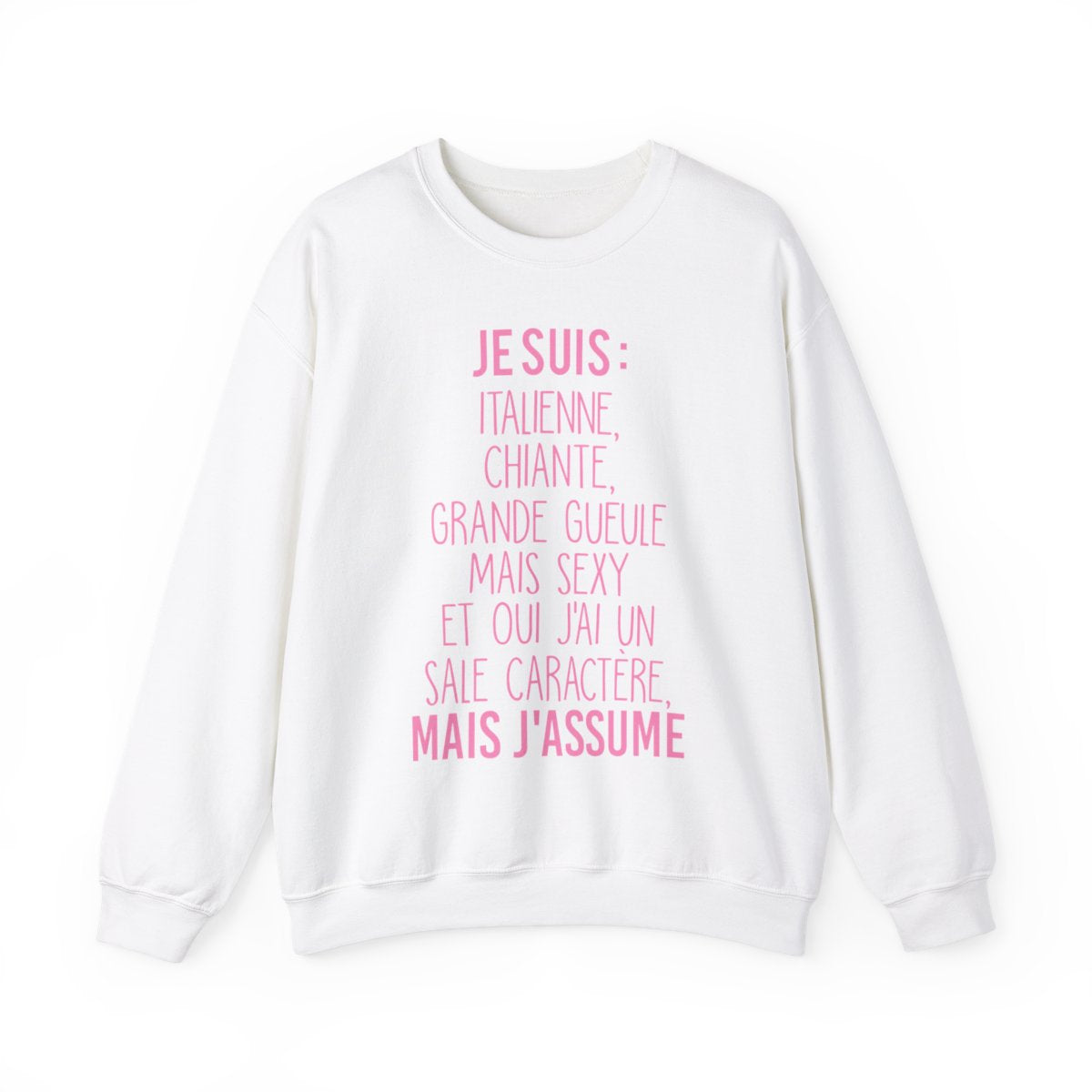Je suis Italienne mais j'assume