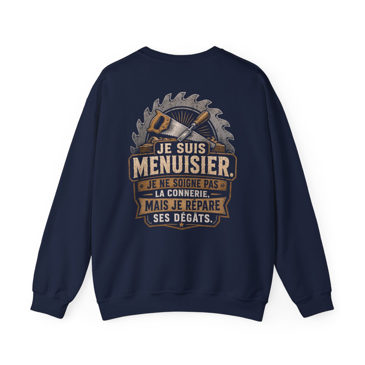 Je suis Menuisier. Je ne soigne pas la connerie mais je répare ses degâts