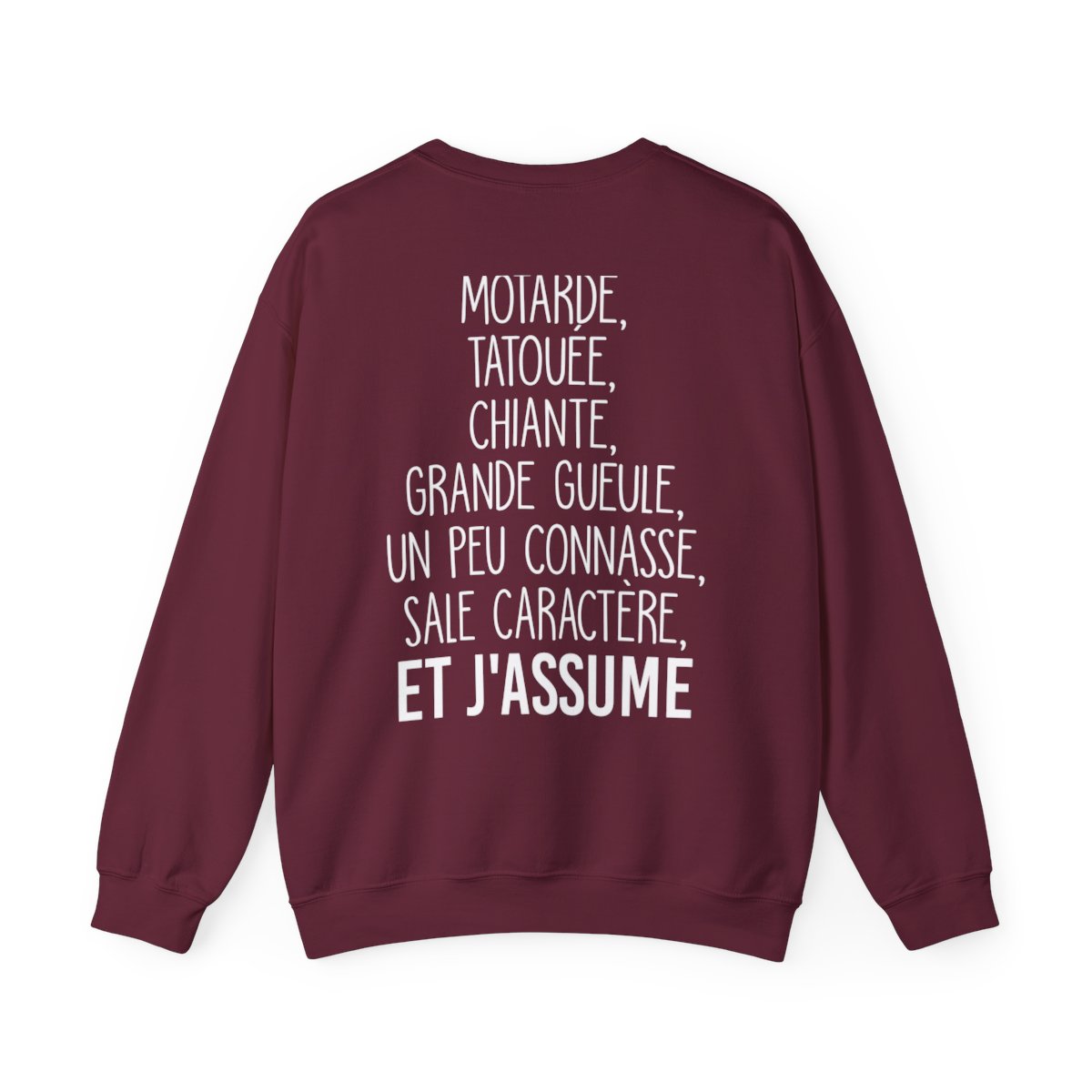 Je suis motarde, grande gueule, sale caractère et j'assume