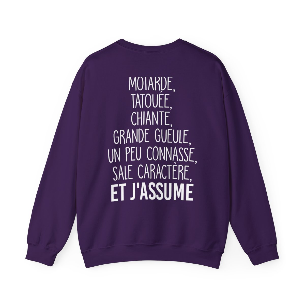 Je suis motarde, grande gueule, sale caractère et j'assume