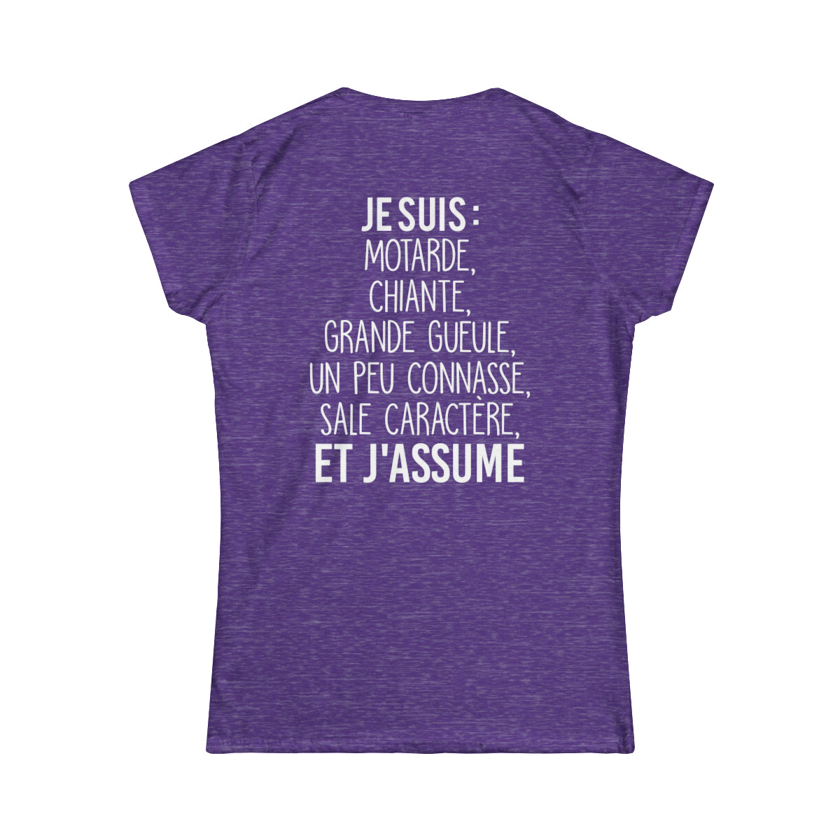 Je suis motarde, grande gueule, sale caractère et j'assume