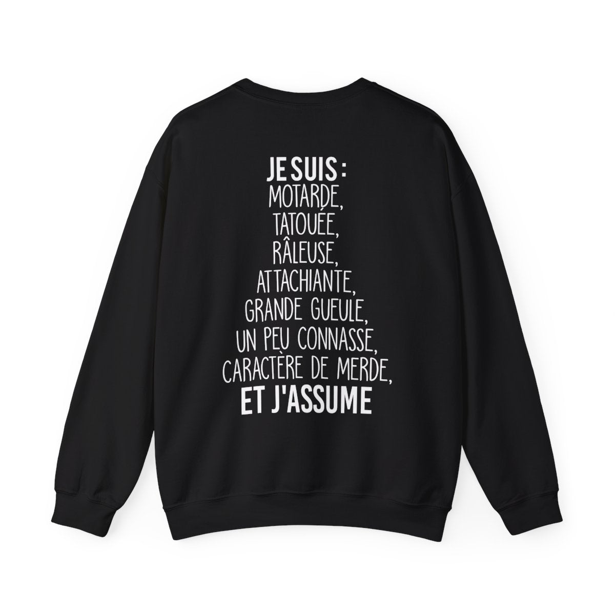 Je suis Motarde, tatouée, râleuse, caractère de merde et j'assume