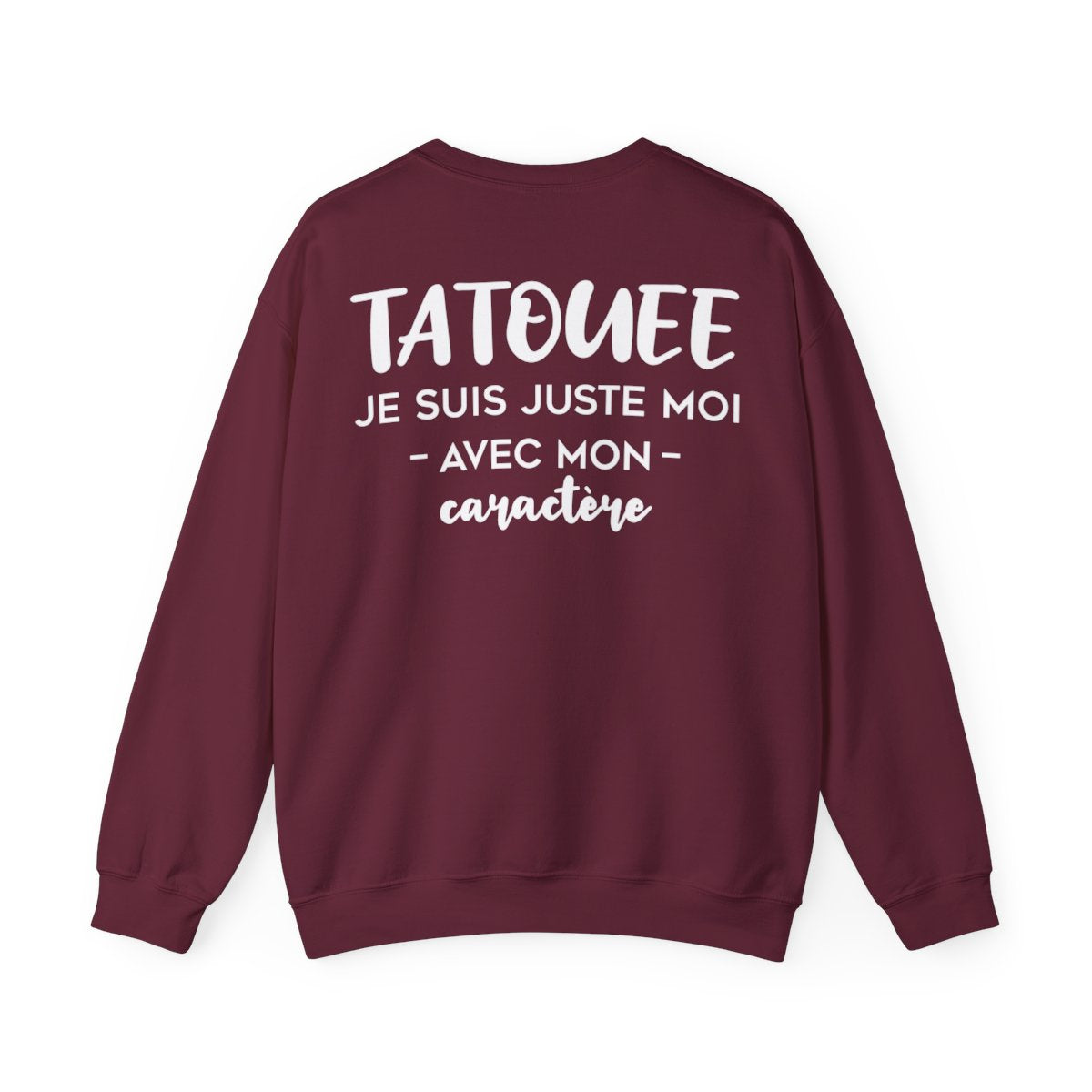 Je suis tatouée je suis juste moi avec mon caractère