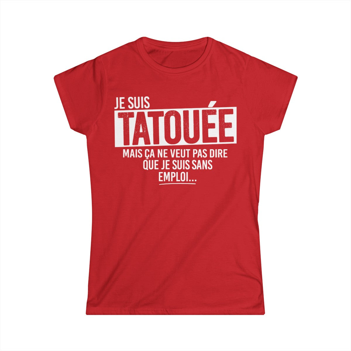 Je suis tatouée mais ça ne veut pas dire que je suis sans emploi